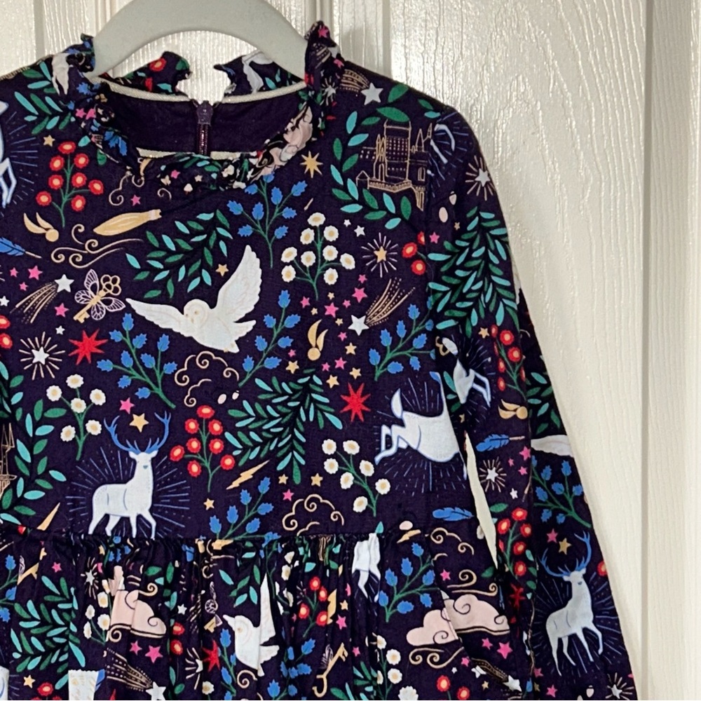 Mini Boden Harry Potter Forbidden Forest Dress 🏰 - Picture 9 of 14